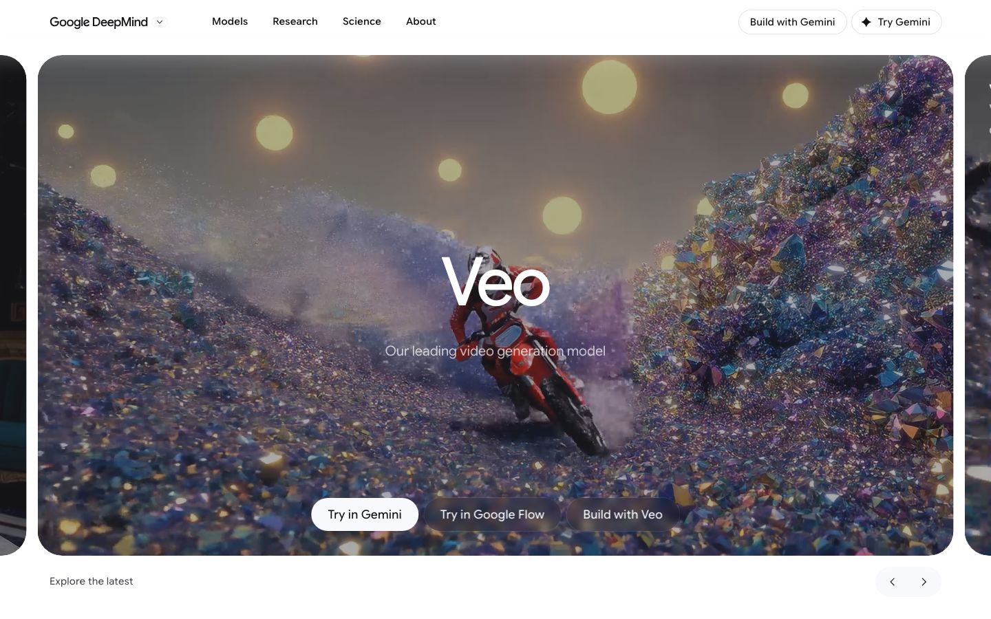Google Flow and Veo 3.1 interface